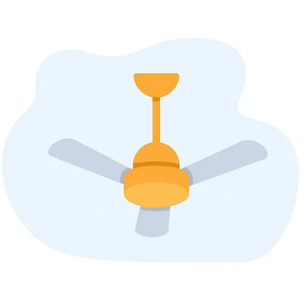 illustration ventilateur de plafond