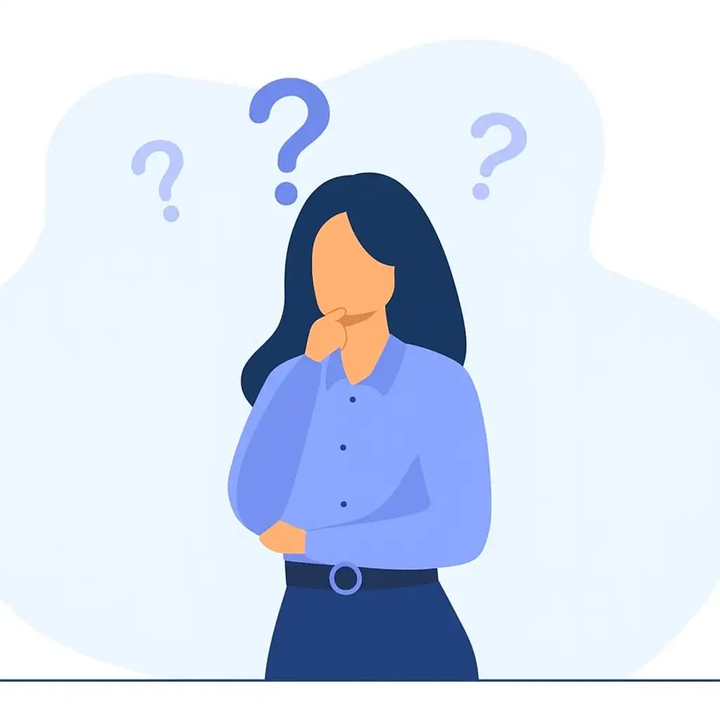 femme qui se pose des questions